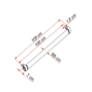 Roller Roof Rail - Portapacchi