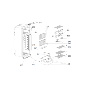 Scheda tecnica Ricambi frigorifero Dometic serie 10 Rmd 10.5 t  - Mobile