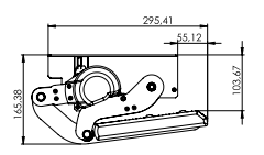 Gradino elettrico con movimento basculante mod.10750 Serie T