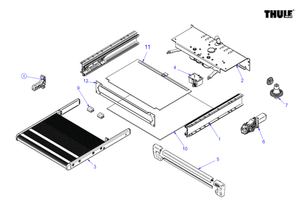 Scheda tecnica Ricambi per scalini - step Thule Slide-out step v18