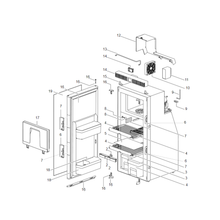 Carica l&#39;immagine nel visualizzatore di Gallery, Scheda tecnica Ricambi frigorifero Thetford T1090 MK2
