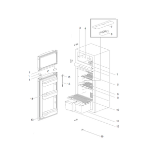 Scheda tecnica Ricambi frigorifero Thetford N3150 >07-2018