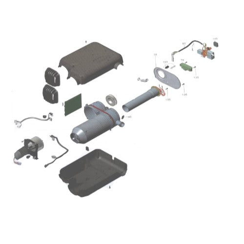 STUFA TRUMA VARIOHEAT ECO PER FURGONI CAMPER E CARAVAN CON COMANDO