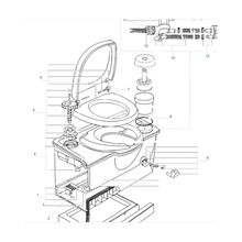 Carica l&#39;immagine nel visualizzatore di Gallery, Ricambi Toilette a Cassetta Thetford C3 scheda tecnica
