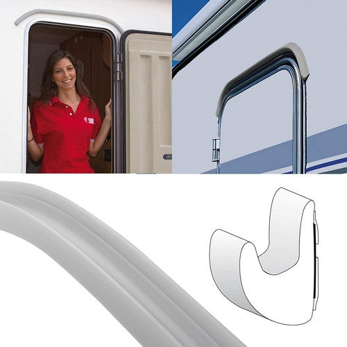 Ricambi e Accessori Camper Caravan prezzo offerta SI-1501510 - Profilo Coprivite  Bianco 1M / 11Mm Vendita A Metro - SI-FI