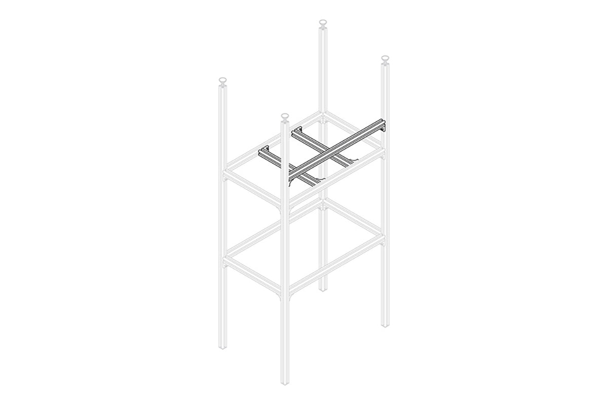 Prodotto: 9623 - SISTEMA SCAFFALI GARAGE SYSTEM STANDARD 98655-907