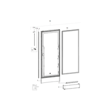 Carica l&#39;immagine nel visualizzatore di Gallery, Scheda tecnica Ricambi frigorifero Dometic serie 8 mod. RML 8555 Sx - Sportello
