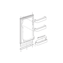 Carica l&#39;immagine nel visualizzatore di Gallery, Ricambi frigorifero Dometic serie 5 mod. RM 5380 - Sportello
