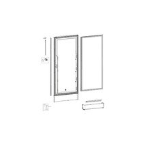 Carica l&#39;immagine nel visualizzatore di Gallery, Ricambi frigorifero Dometic serie 8 mod. RML 8555 Sx - Sportello
